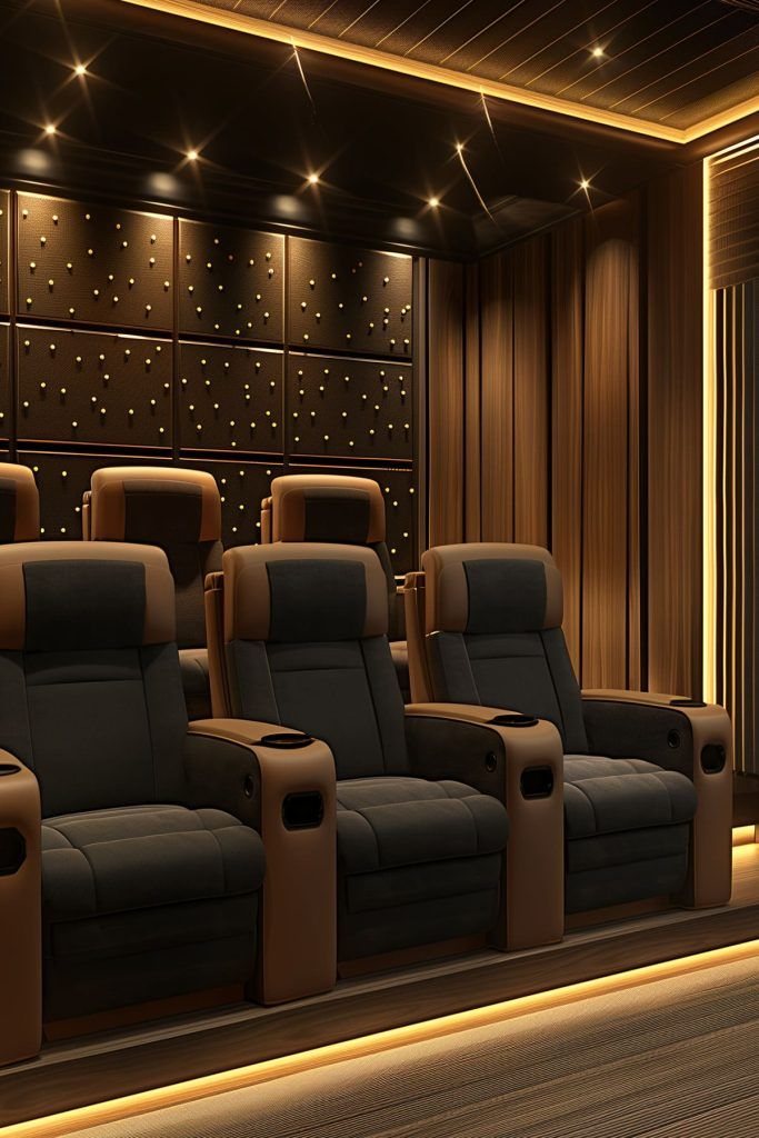 The cinema room